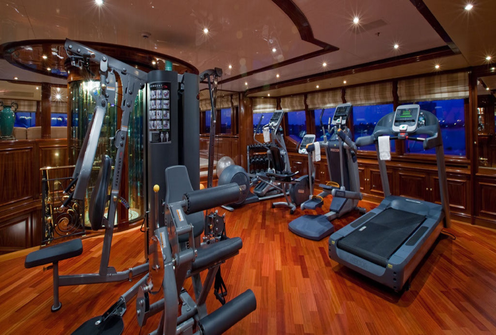Gym Image Gallery Superyacht TITANIA New Gym Gym And Wellness